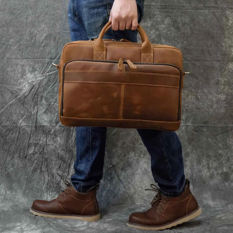 Heritage - Sacoche en Cuir Luxueuse pour Homme