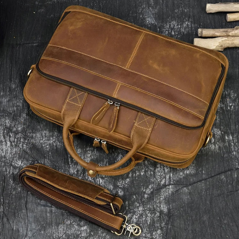 Heritage - Sacoche en Cuir Luxueuse pour Homme
