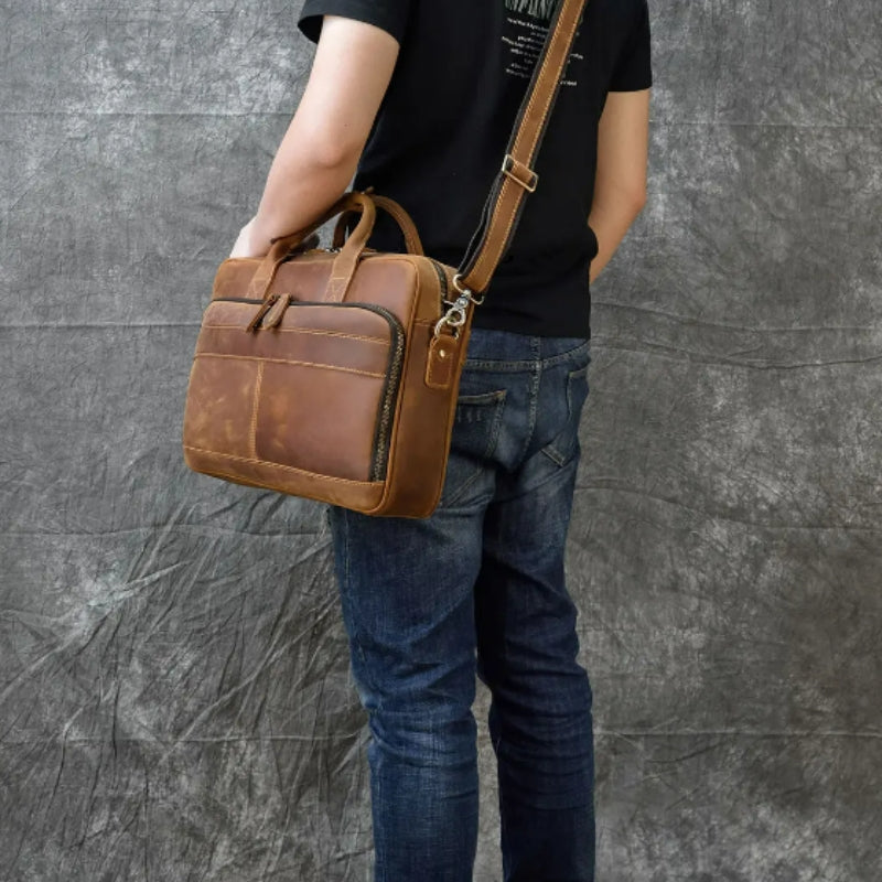 Heritage - Sacoche en Cuir Luxueuse pour Homme