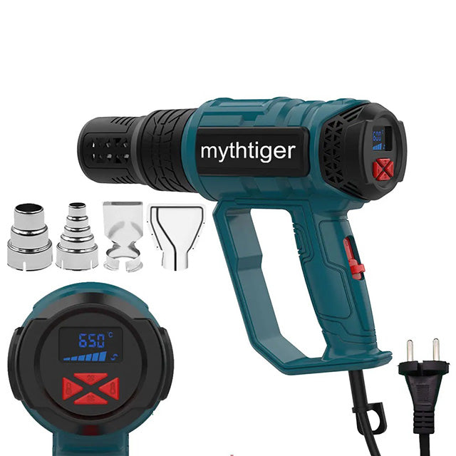 Décapeur Thermique Puissant 2000W - Chaleur Réglable avec 4 Embouts