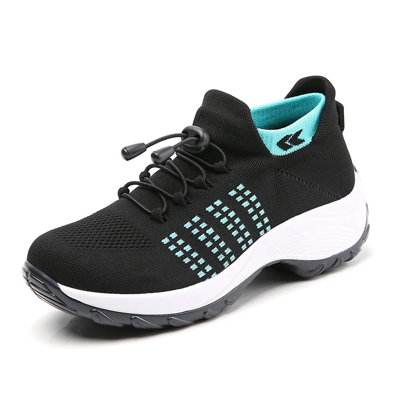 Elevana™ – Basket Orthopédique Femme Plateforme Imperméable et Respirante