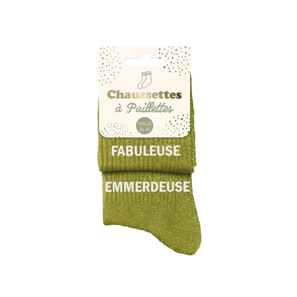 Chaussettes à Paillettes - Fabuleuse Emmerdeuse