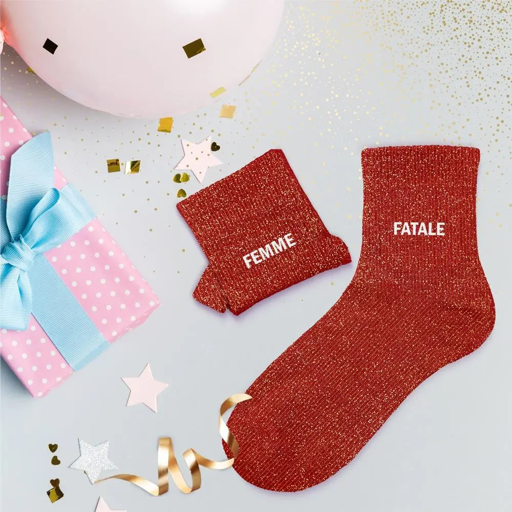 Chaussettes à Paillettes - Femme Fatale