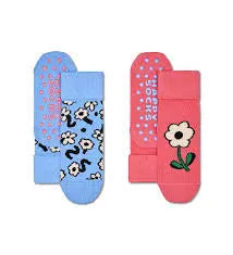 Chaussettes - Flowers - Kids - Antidérapante - Pack de 2