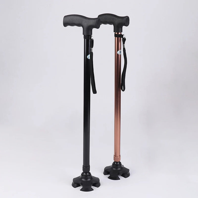 FoldEase™ – Canne Marche Orthopédique Réglable Pliable