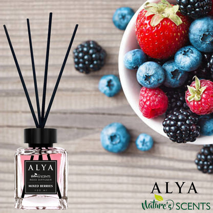 Bâtonnets Parfumés Alya Baies Mélangées 100 ml – photo 2
