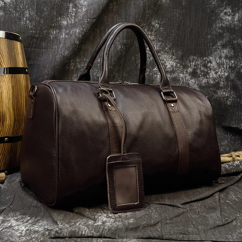 CAPELLA - Sac De Voyage Homme Luxe En Cuir