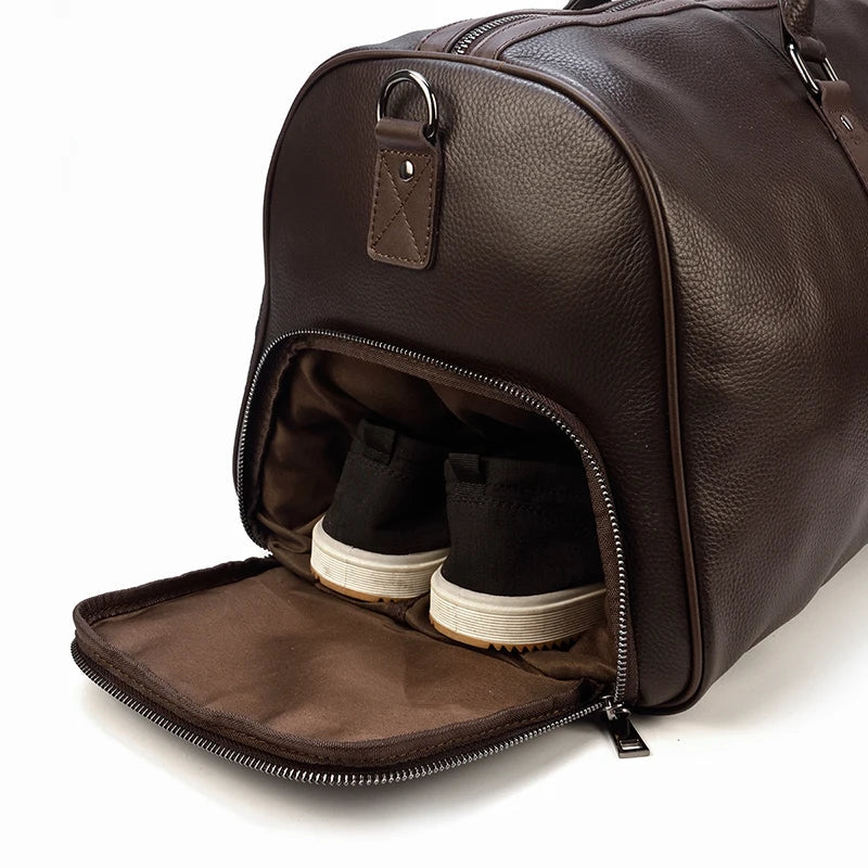 CAPELLA - Sac De Voyage Homme Luxe En Cuir