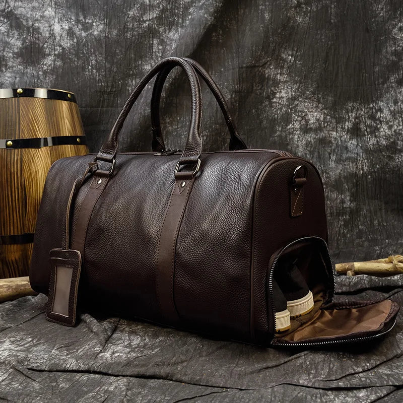 CAPELLA - Sac De Voyage Homme Luxe En Cuir