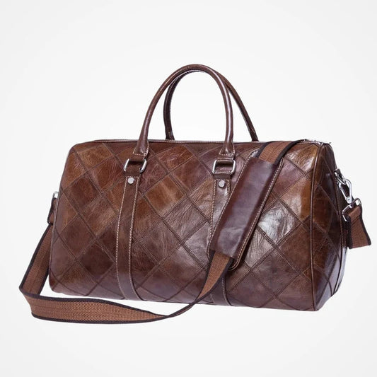 ALNAIR - Sac De Voyage Homme Cuir Vintage