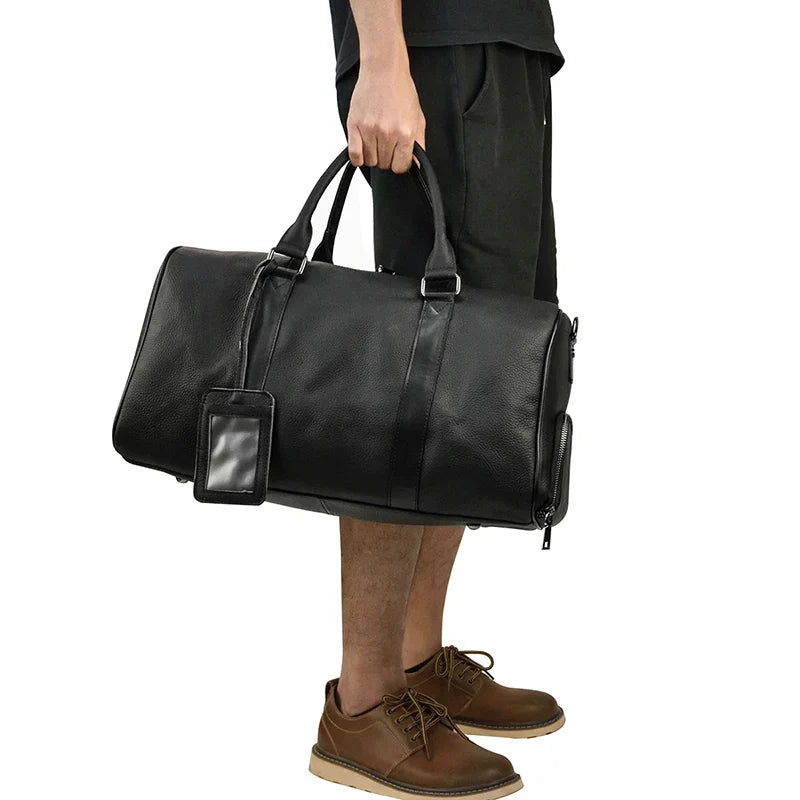 CAPELLA - Sac De Voyage Homme Luxe En Cuir