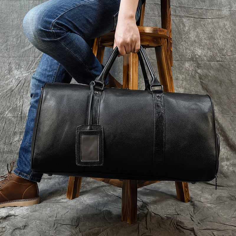 CAPELLA - Sac De Voyage Homme Luxe En Cuir
