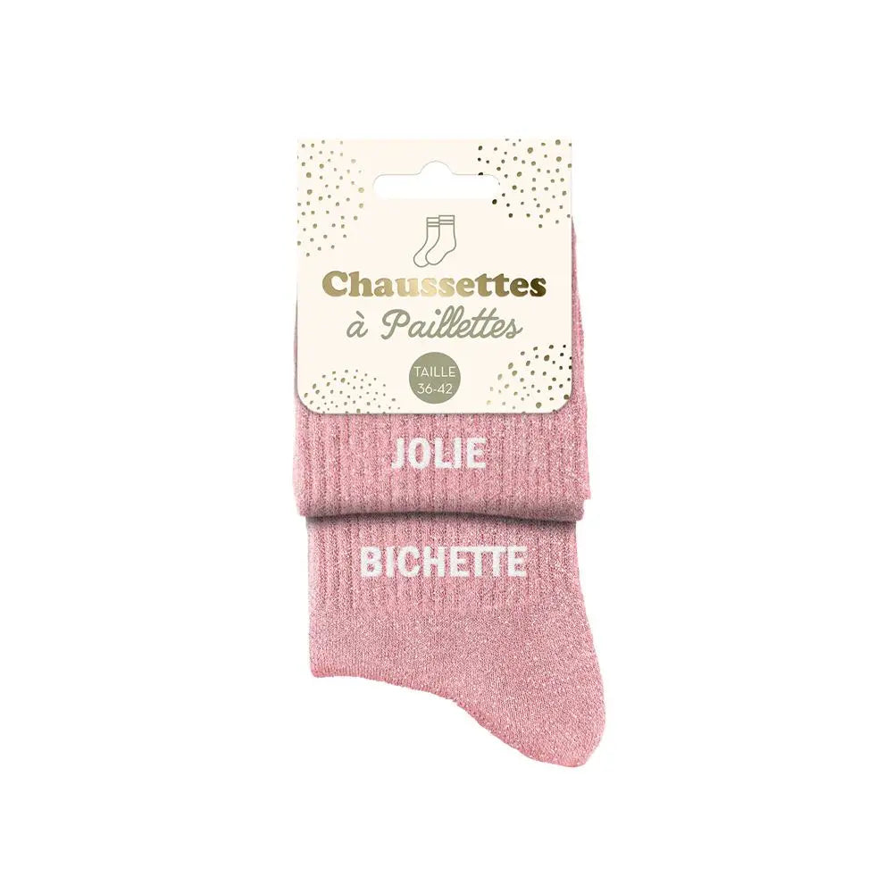 Chaussettes à Paillettes - Jolie Bichette