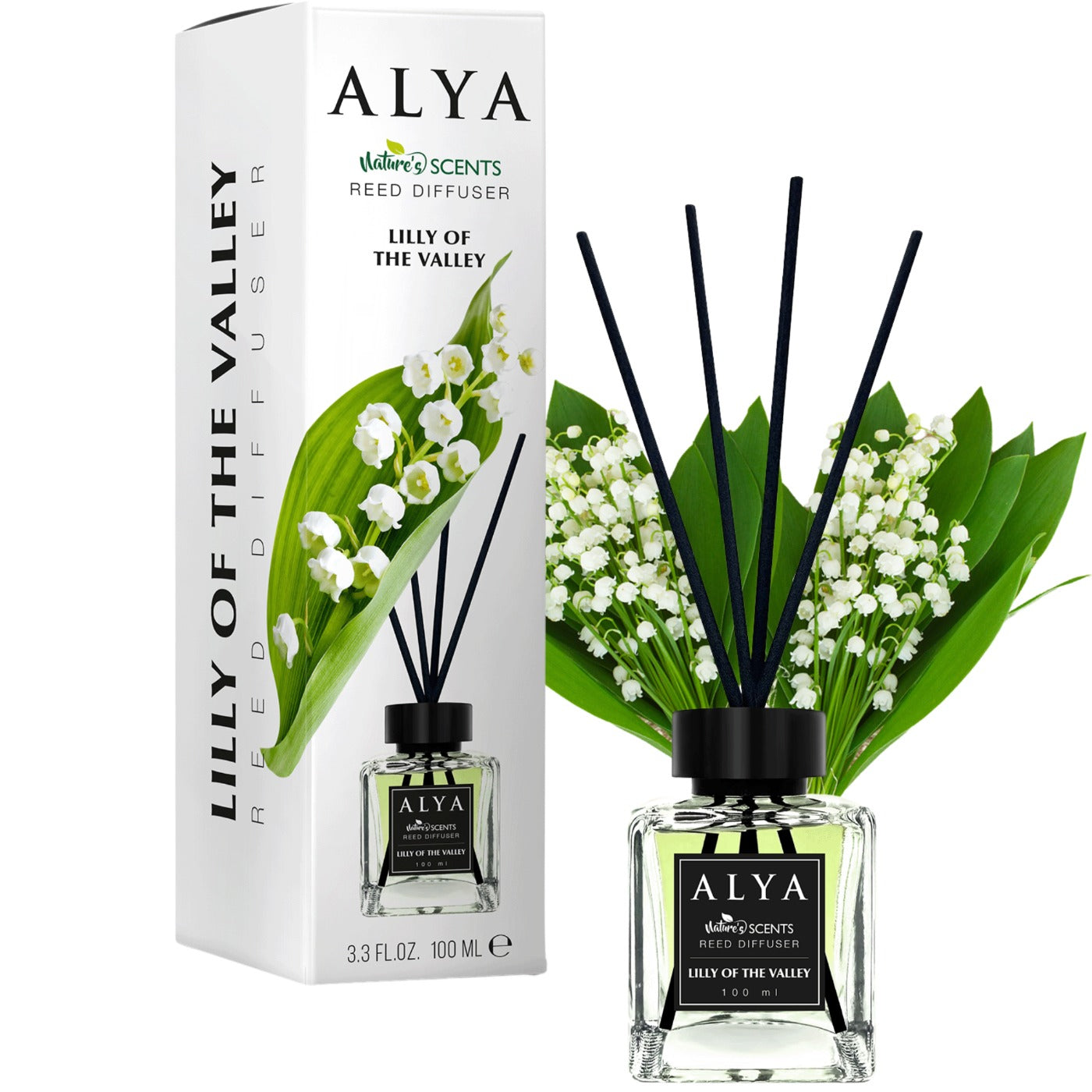 Bâtonnets Parfumés Alya Muguet 100 ml