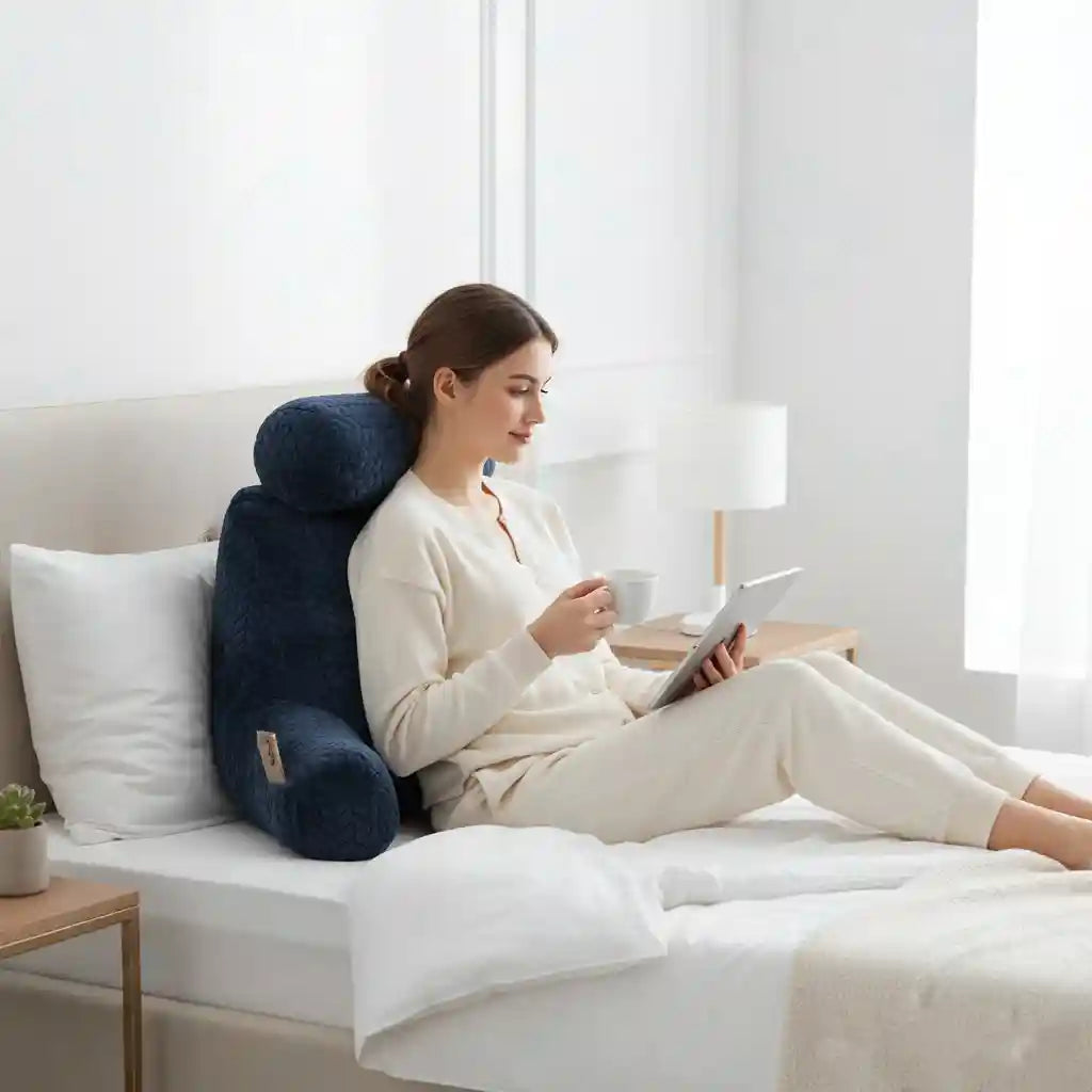 LoungeCraft™ – Coussin de Lecture Ergonomique XXL avec Soutien Confort
