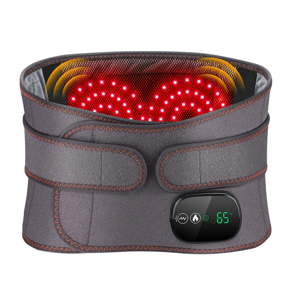 Lumivex™ – Ceinture Lombaire Chauffante à Lumière Rouge Sans Fil