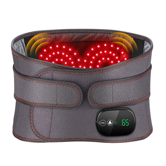 Lumivex™ – Ceinture Lombaire Chauffante à Lumière Rouge Sans Fil