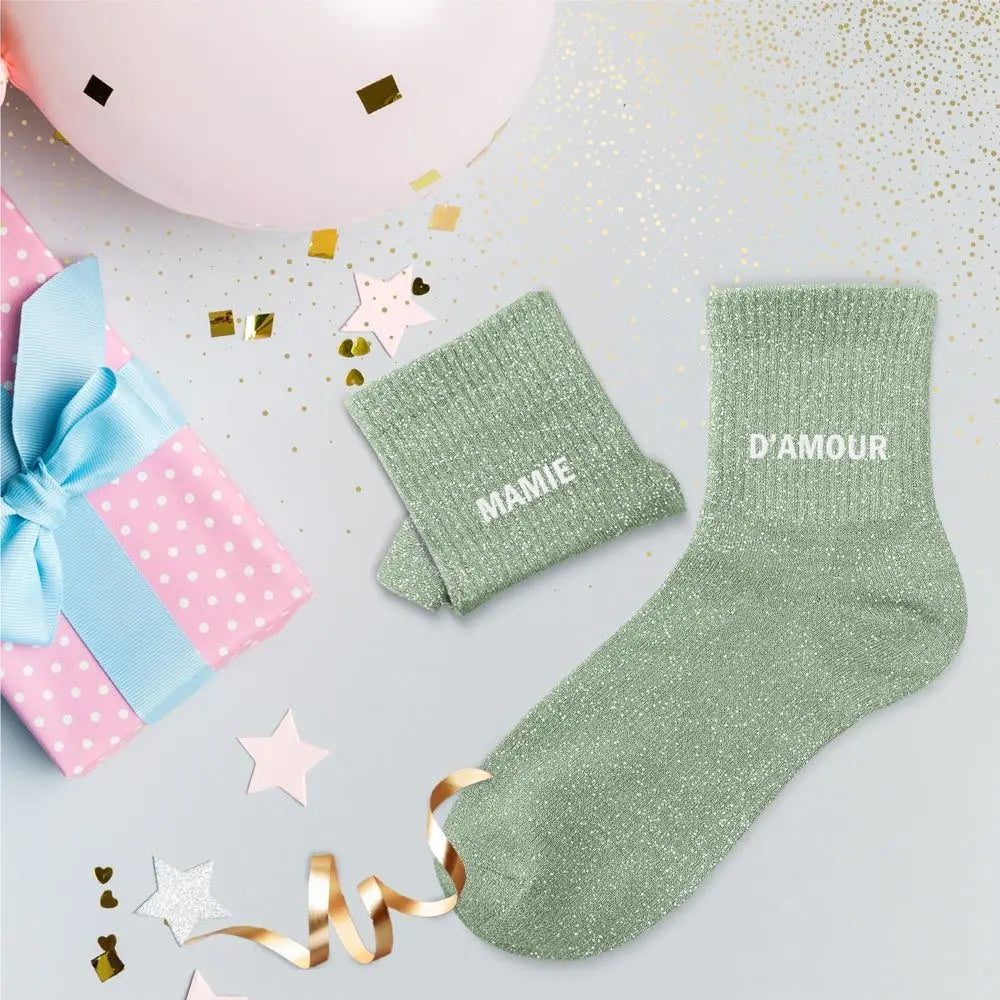 Chaussettes à Paillettes - Mamie d'Amour