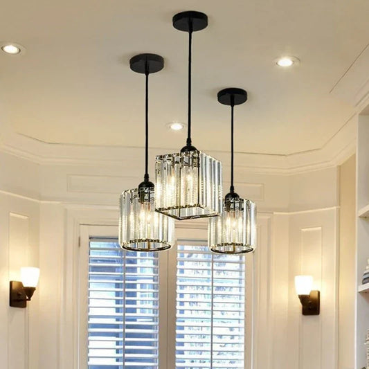 Luminaire Cristal Luxe Suspendu