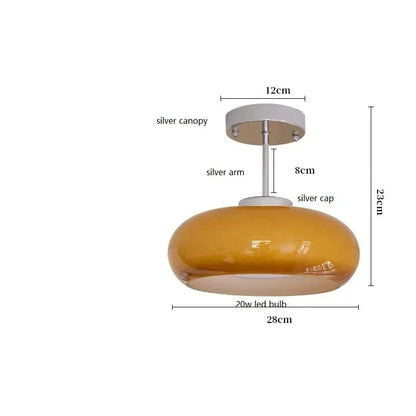Lumière Élégante Lustres LED en Verre Transparent – photo 3