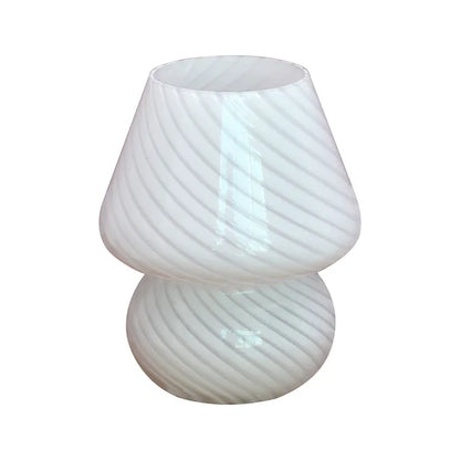 Lampe de Bureau Élégante en Verre – coloris Blanc