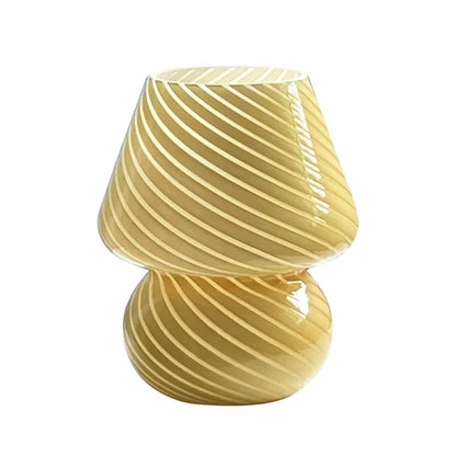 Lampe de Bureau Élégante en Verre – coloris Jaune