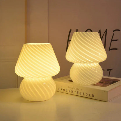 Lampe de Bureau Élégante en Verre