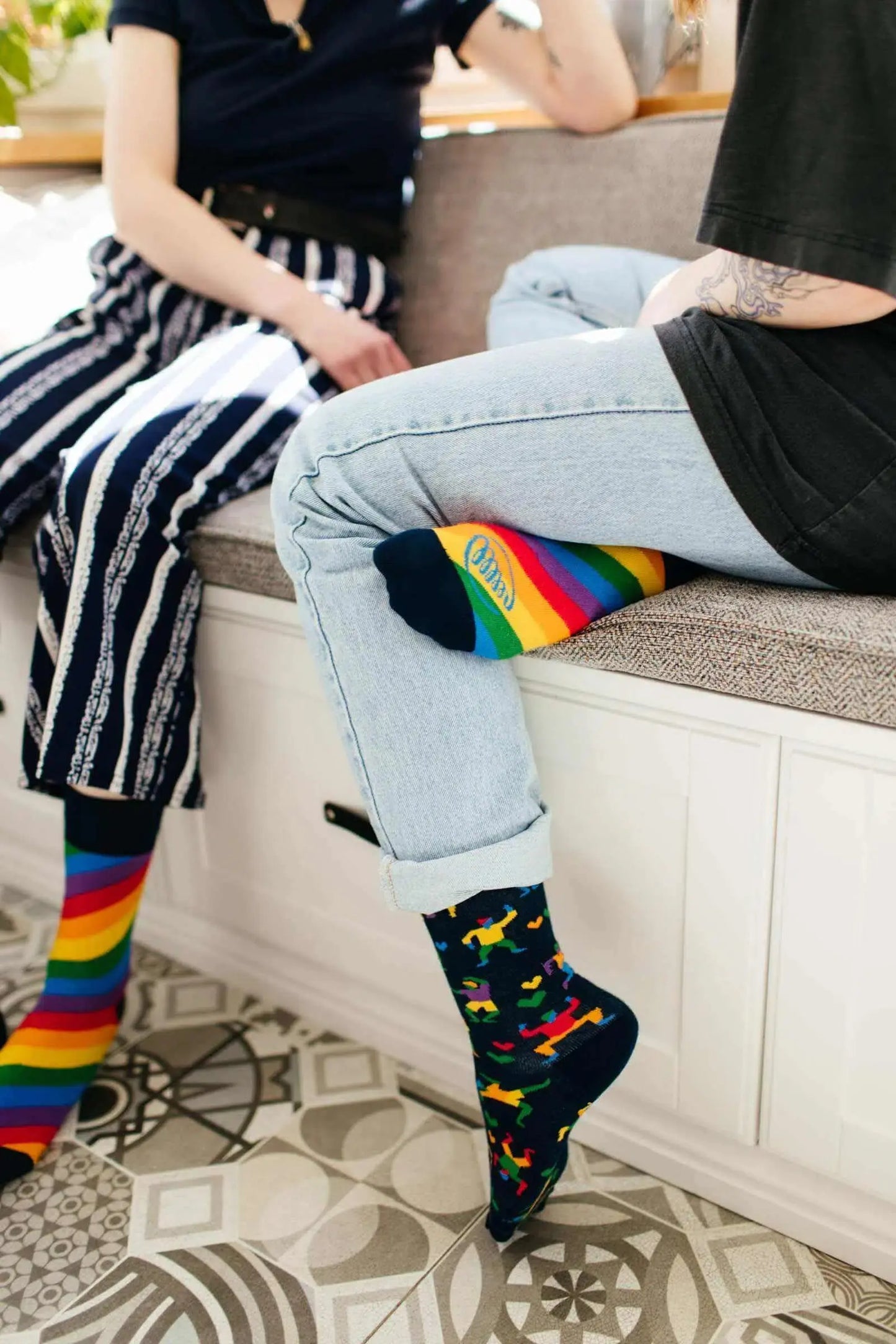 Chaussettes dépareillées - Over The Rainbow