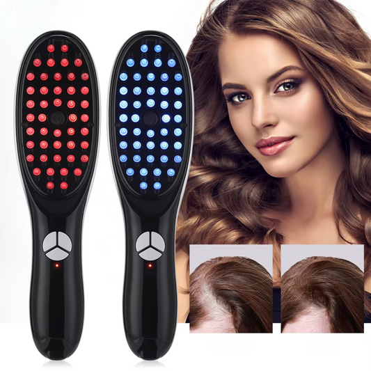 Peigne de Massage Coiffure 3-en-1 - Soin Cheveux Doux et Forts