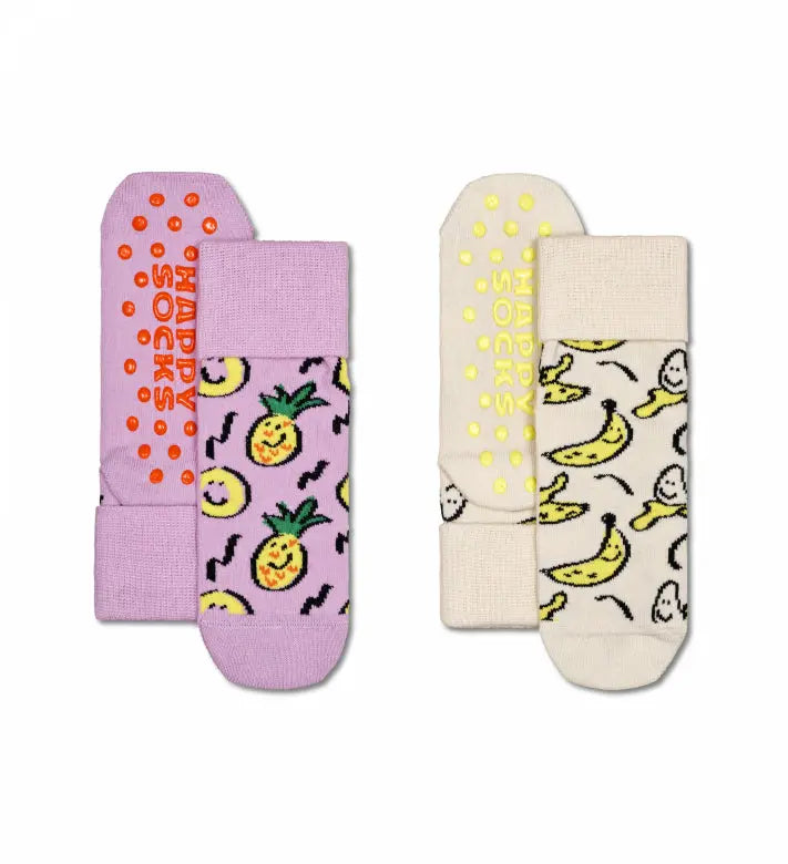 Chaussettes Pineapple - Kids - Antidérapante - Pack de 2