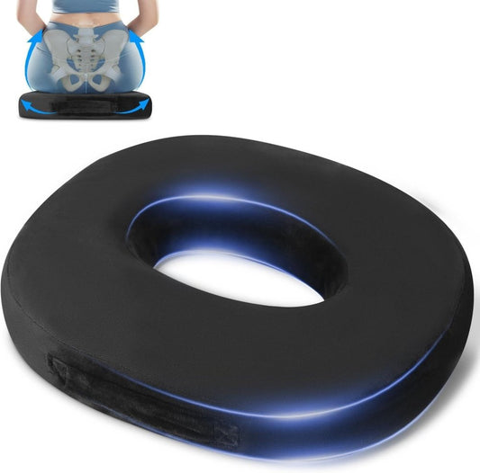 PosturEase™ – Coussin Ergonomique Chaise Soutien Lombaire et Soccyx