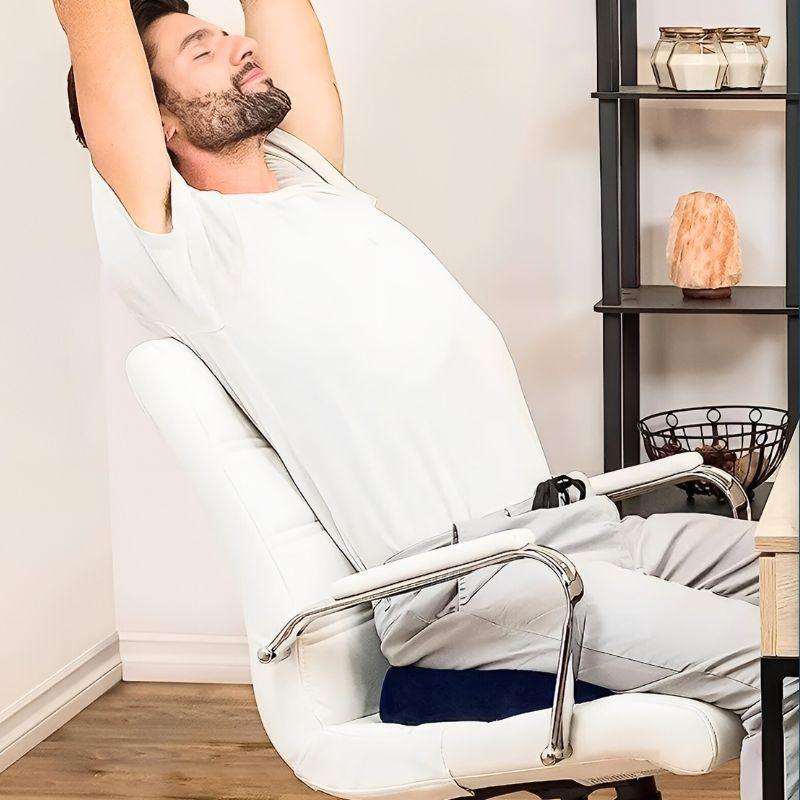 PosturaFlex™ – Coussin Ergonomique à Mémoire de Forme, Soulagement du Dos et Coccyx