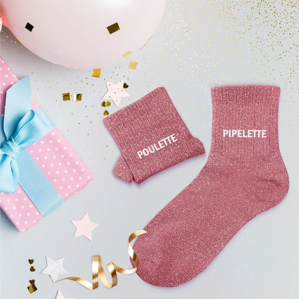 Chaussettes à Paillettes - Poulette Pipelette