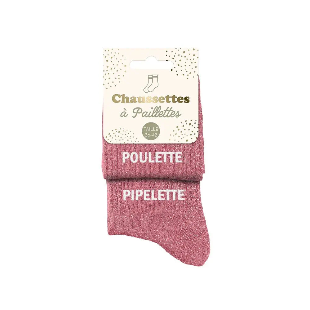 Chaussettes à Paillettes - Poulette Pipelette