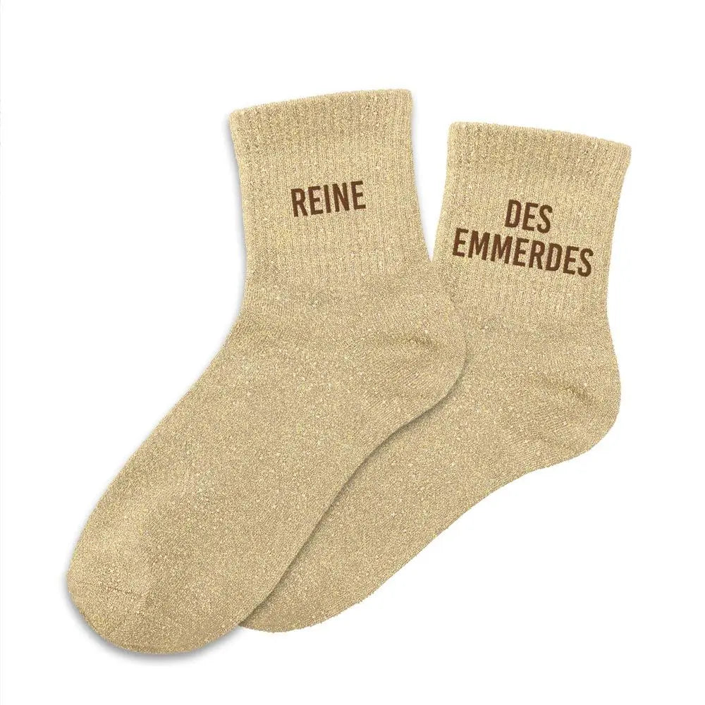 Chaussettes à Paillettes - Reine des Emmerdes