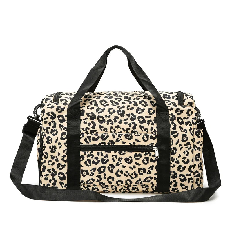 ANTARES - Sac de Voyage Léopard Femme
