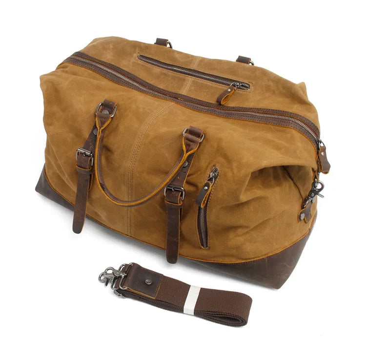 ALSHAIN - Sac De Voyage Vintage Homme