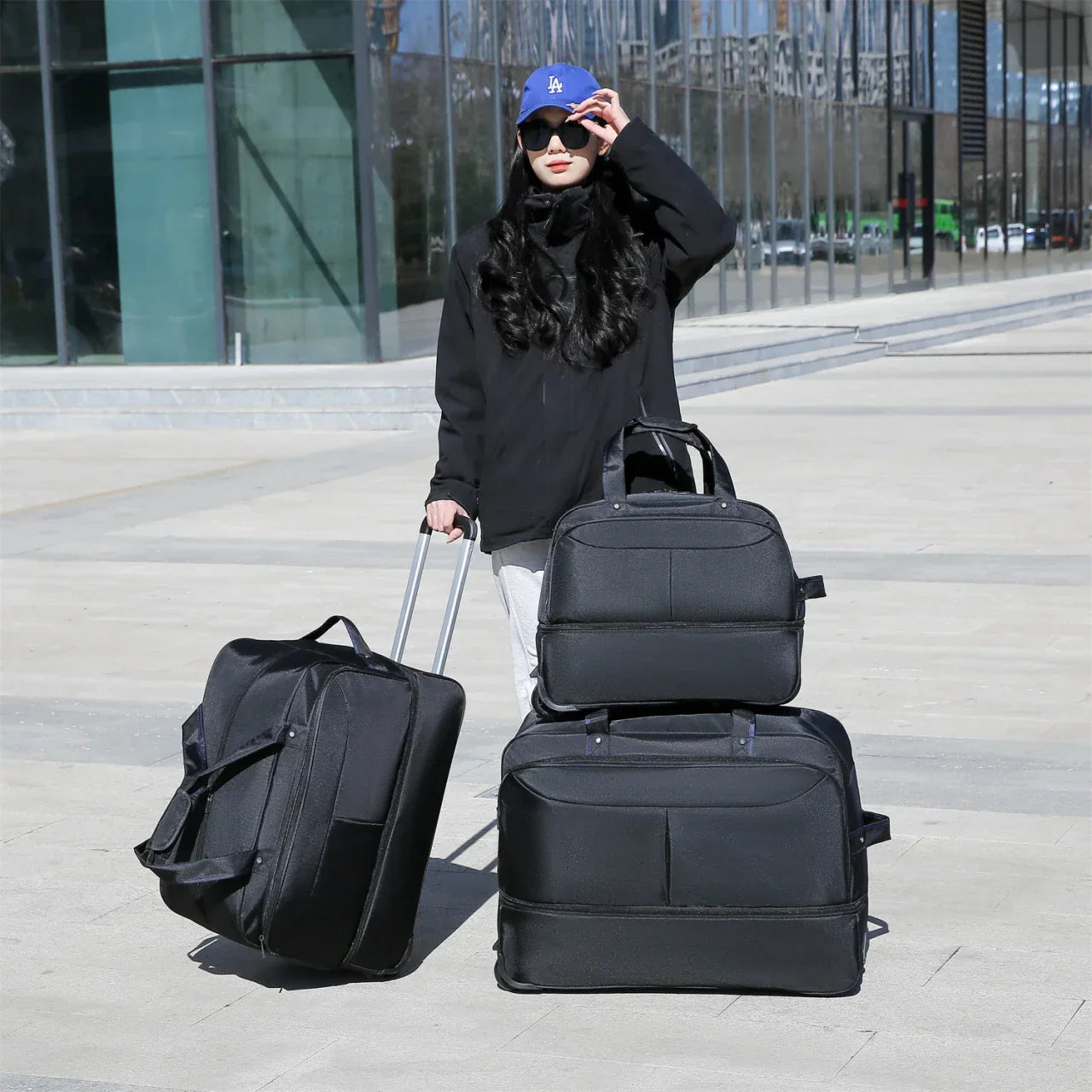 ELARA - Sac De Voyage Explorer à Roulettes Unisexe