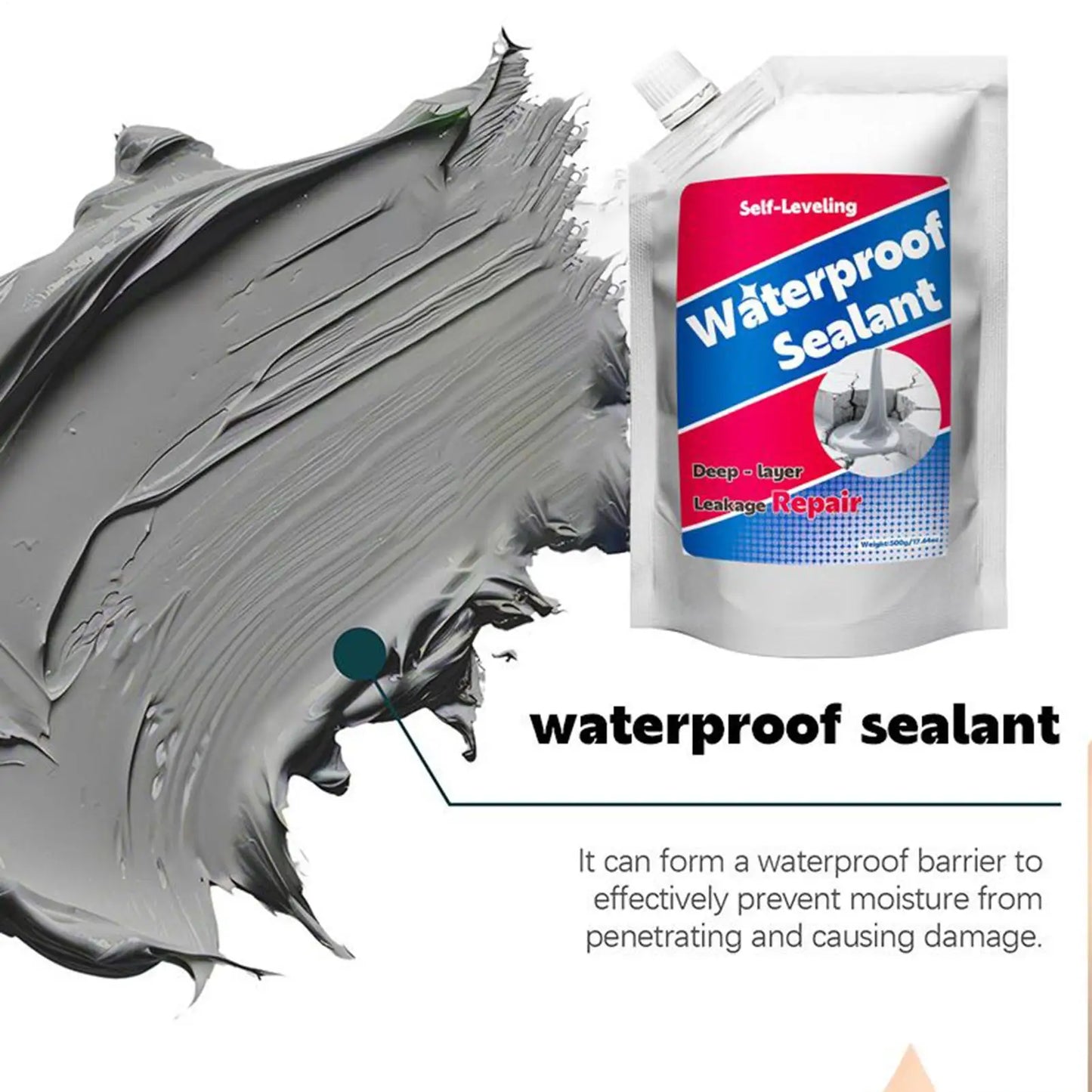 CrackShield™ – Scellant Imperméable Auto-Nivelant | Empêchez les Fissures de S'aggraver