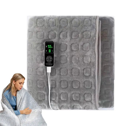 Couverture Chauffante Élégante pour Détente au Bureau ou au Domicile