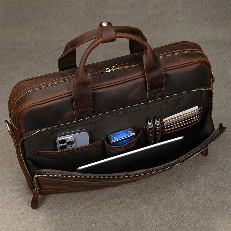 Heritage - Sacoche en Cuir Luxueuse pour Homme