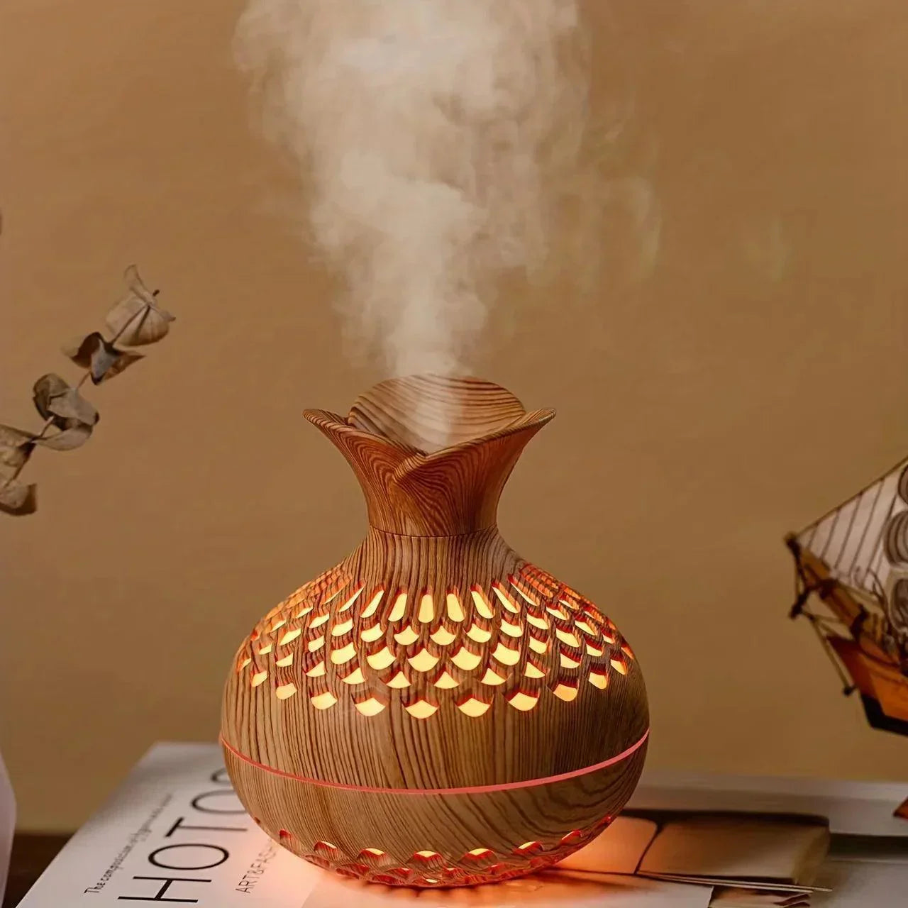 Diffuseur d'Huiles Parfumées avec Lumière Ambiance