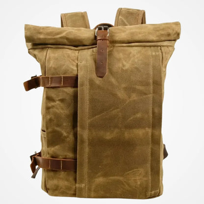 Sac à Dos Roulé en Toile – coloris Khaki