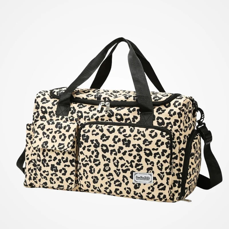 ANTARES - Sac de Voyage Léopard Femme