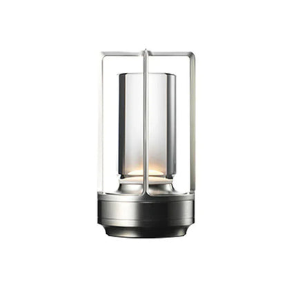 Lampe de Table Portative Élégante Rechargeable – coloris Argent