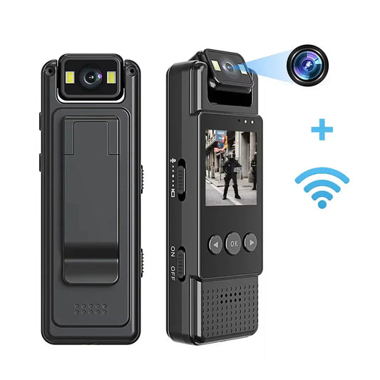 Caméra Mini WIFI Compacte 1080P, Enregistreur Vidéo Portatif avec Vision de Nuit
