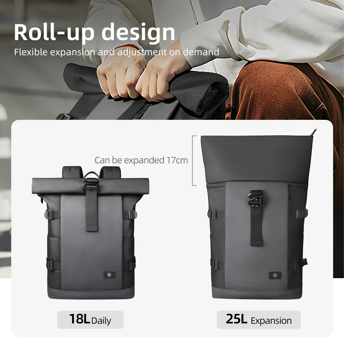 TARAZED - Sac À Dos Roll Up