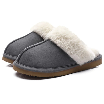 Pantoufles Douillettes à Mémoire de Forme pour Femme – coloris Gris