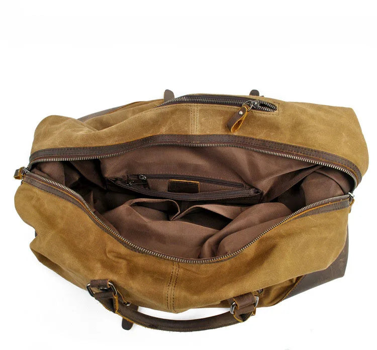 ALSHAIN - Sac De Voyage Vintage Homme