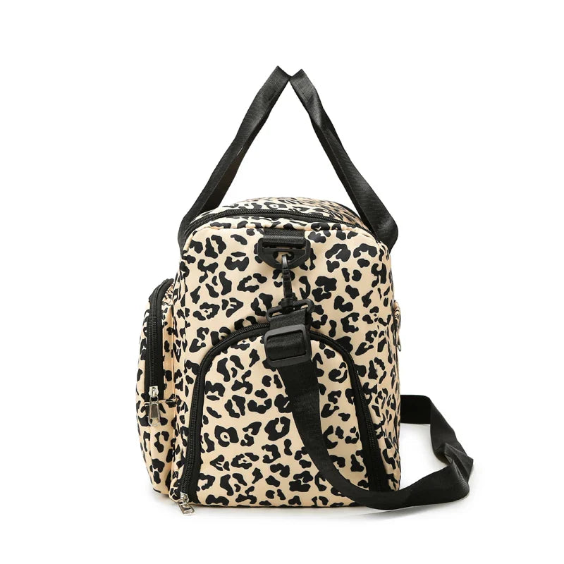 ANTARES - Sac de Voyage Léopard Femme